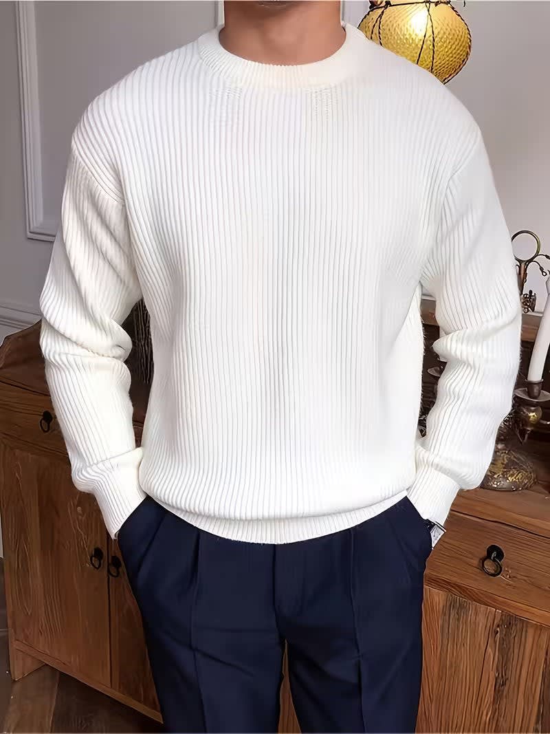 Osgood Ribbed Knit Crew Neck Sweater_5