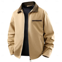 Elmer Cotton Twill Zip Front Jacket