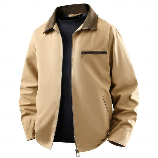 Elmer Cotton Twill Zip Front Jacket_1