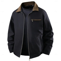 Elmer Cotton Twill Zip Front Jacket