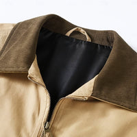 Elmer Cotton Twill Zip Front Jacket