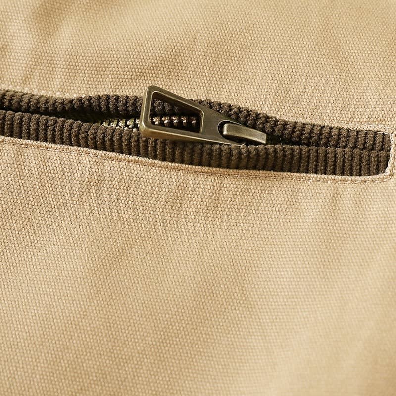 Elmer Cotton Twill Zip Front Jacket