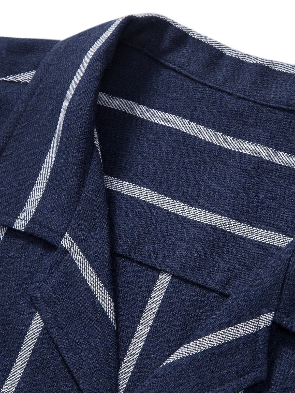 Gregor Striped Camp Collar Two Piece Set_2