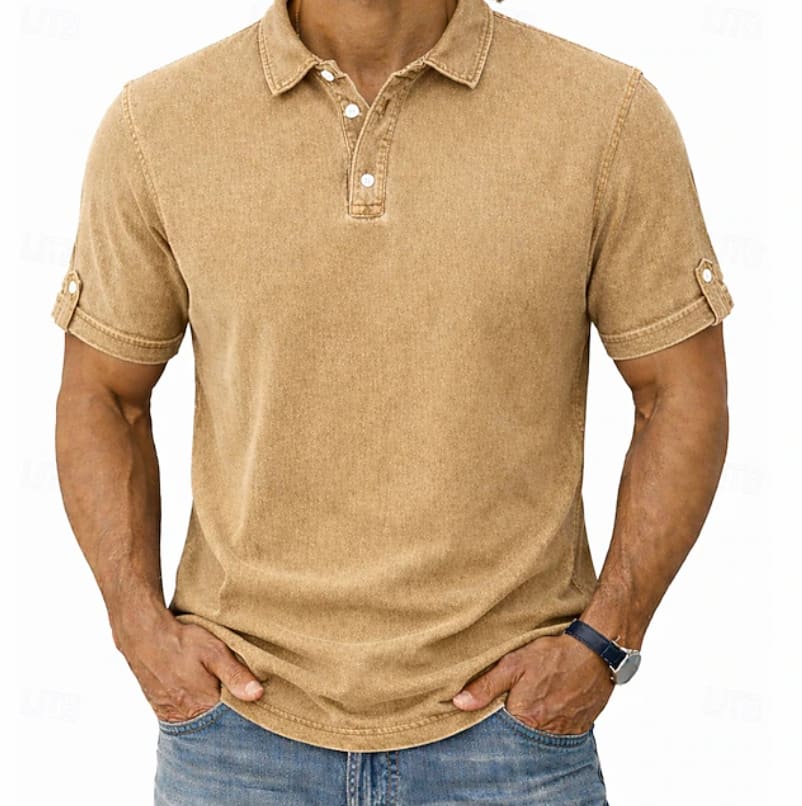Kingston Washed Short Sleeve Polo