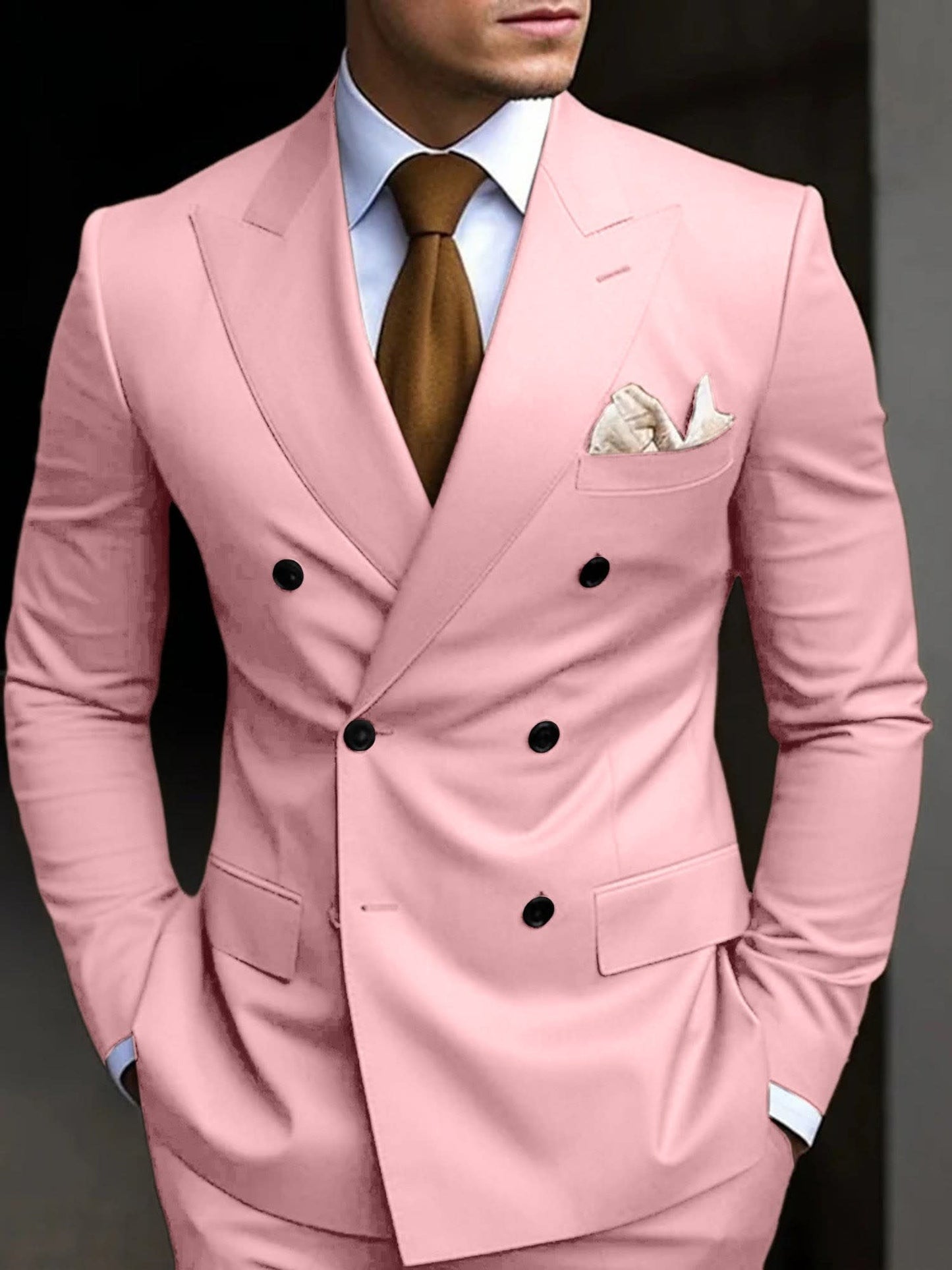 Jefferson Peak Lapel Double Breasted Suit_10