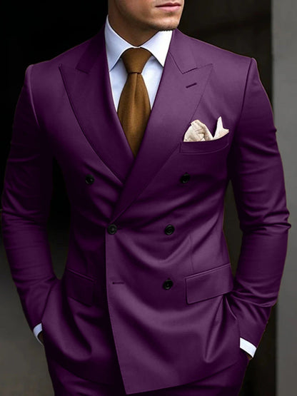 Jefferson Peak Lapel Double Breasted Suit_11