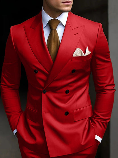Jefferson Peak Lapel Double Breasted Suit_12