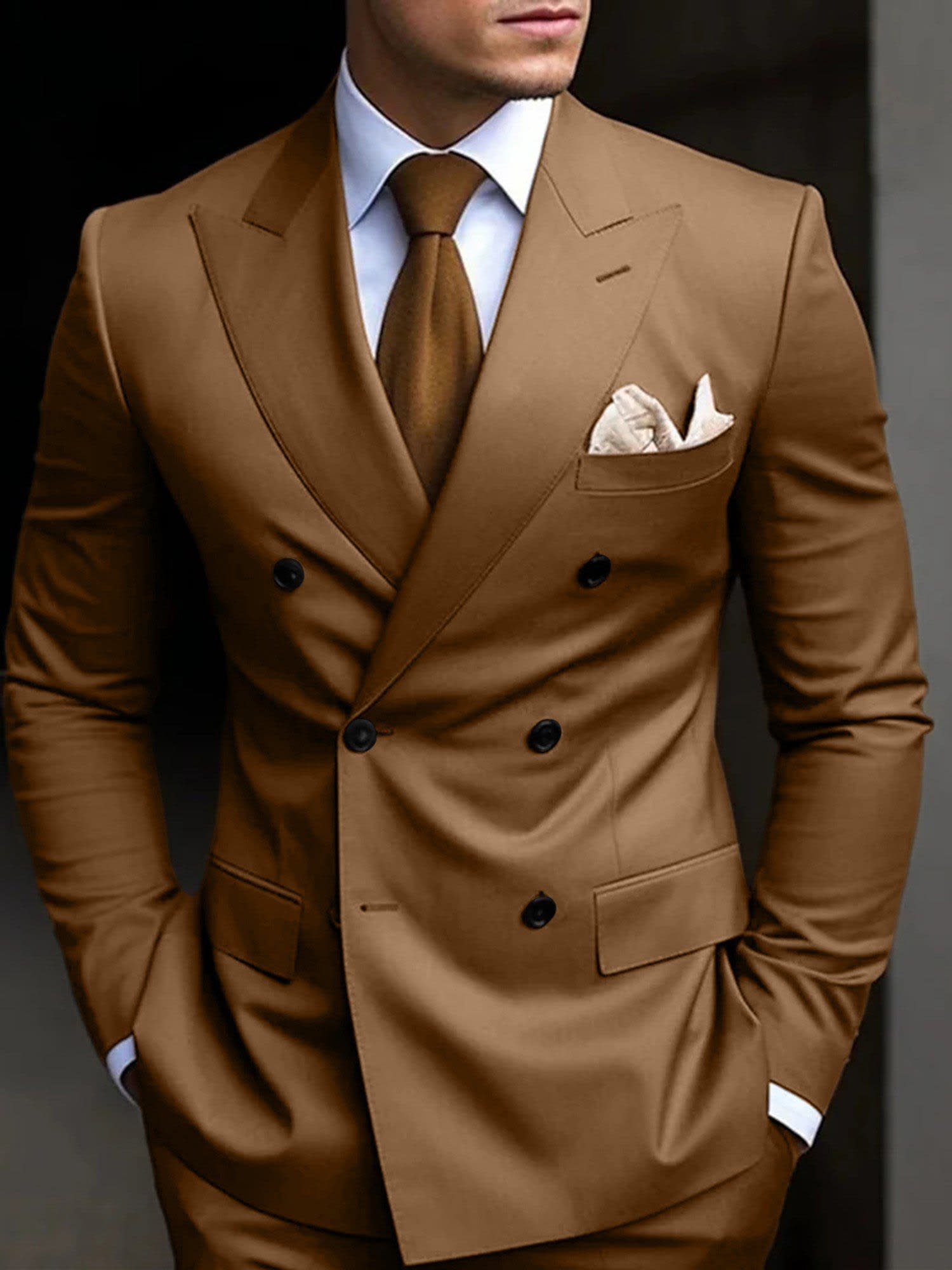 Jefferson Peak Lapel Double Breasted Suit_6