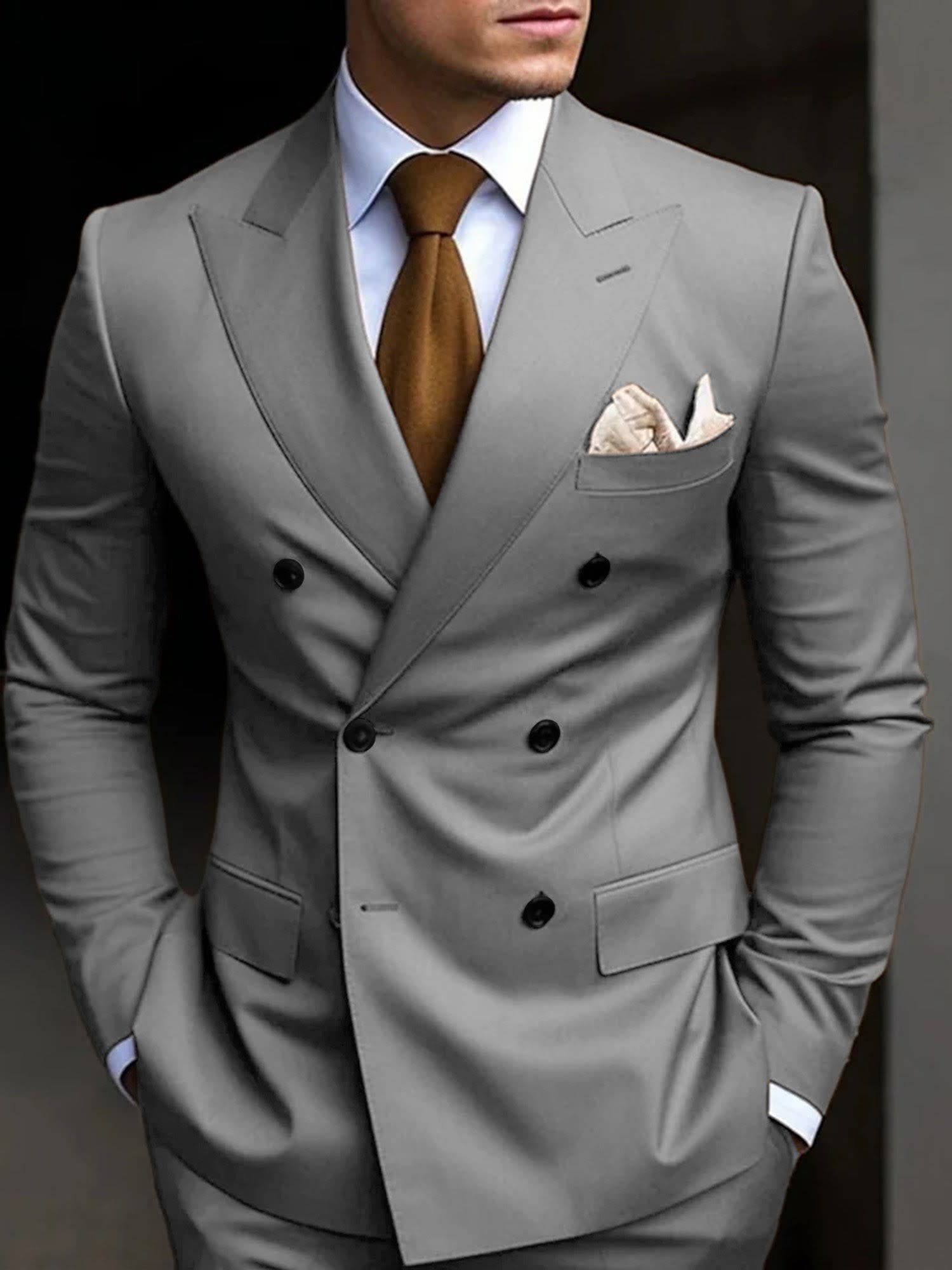 Jefferson Peak Lapel Double Breasted Suit_7