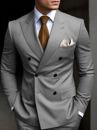 Jefferson Peak Lapel Double Breasted Suit_7