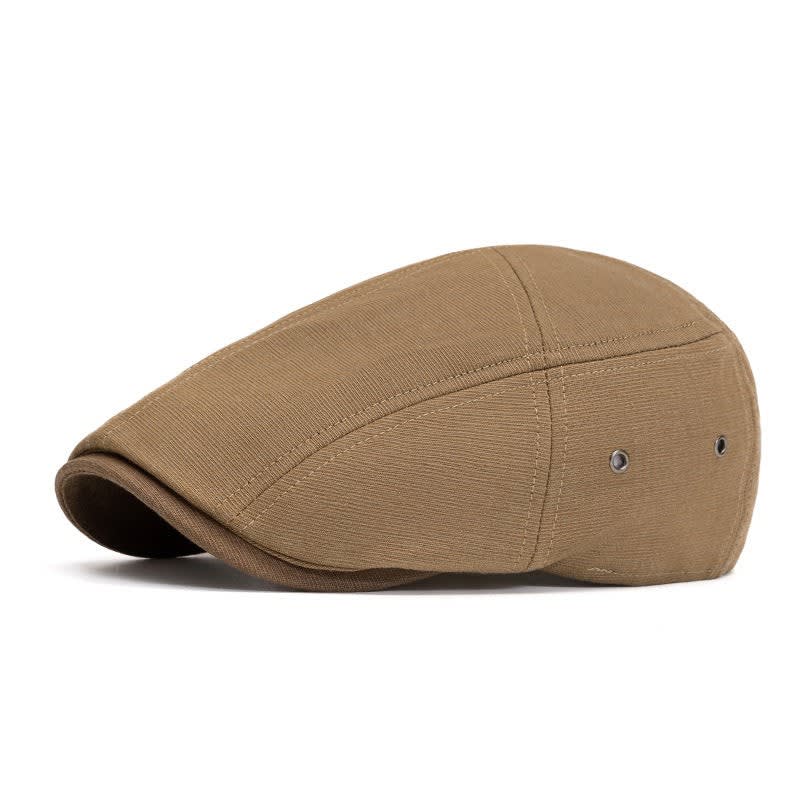 Barnaby Cotton Twill Flat Cap
