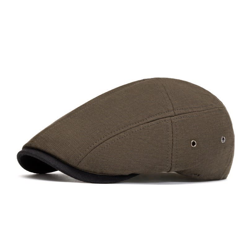 Barnaby Cotton Twill Flat Cap