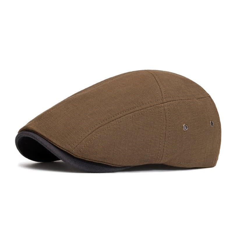 Barnaby Cotton Twill Flat Cap