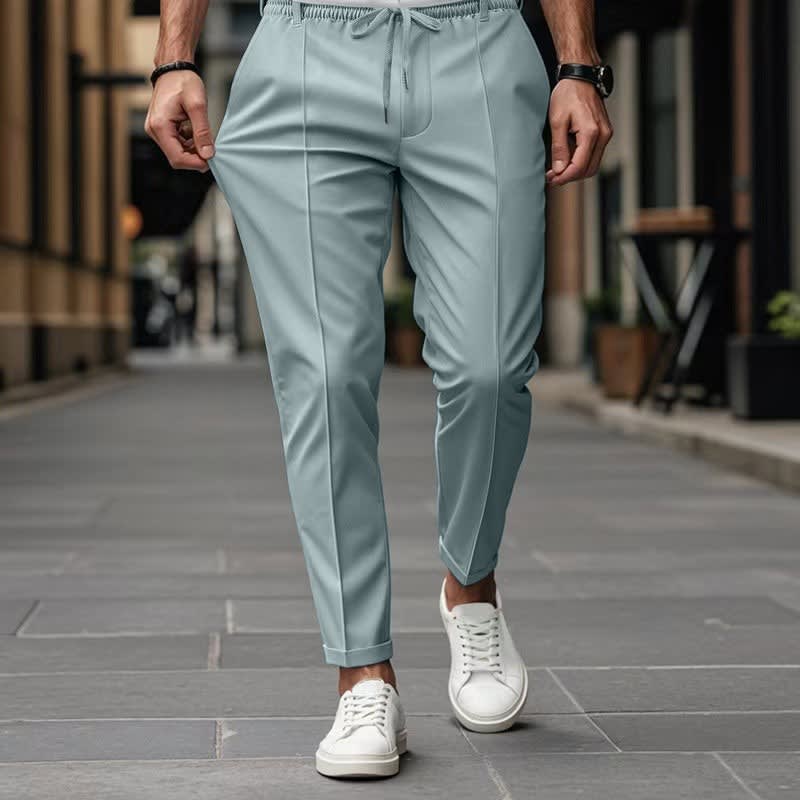 Merton Slim Fit Drawstring Trousers