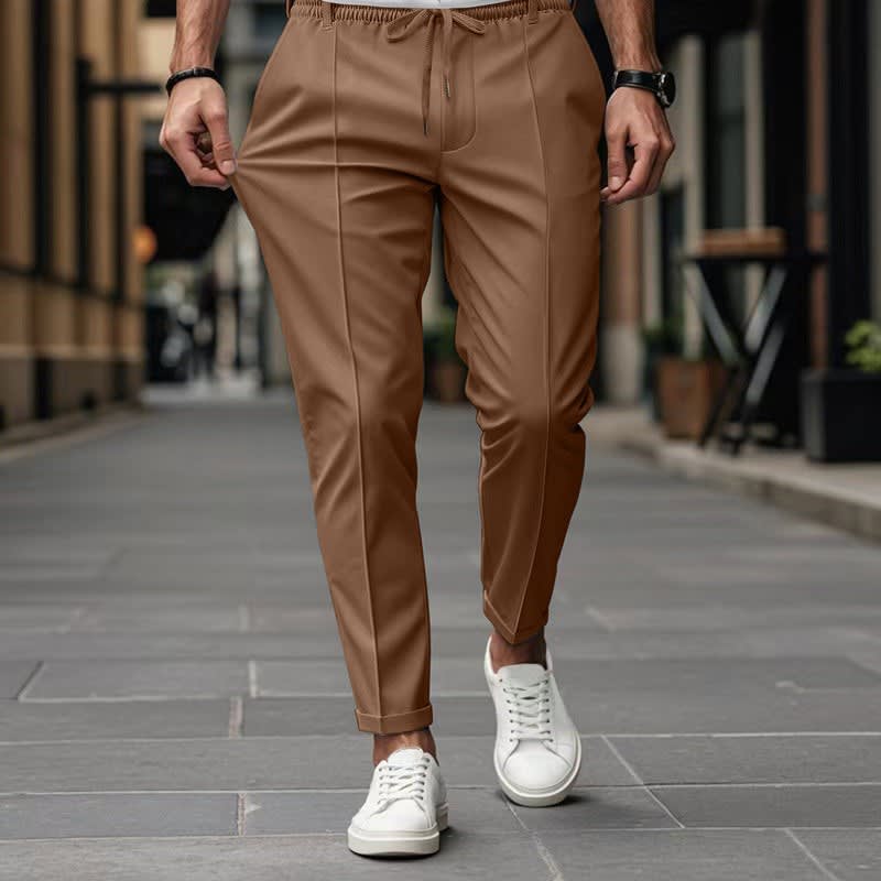 Merton Slim Fit Drawstring Trousers_4