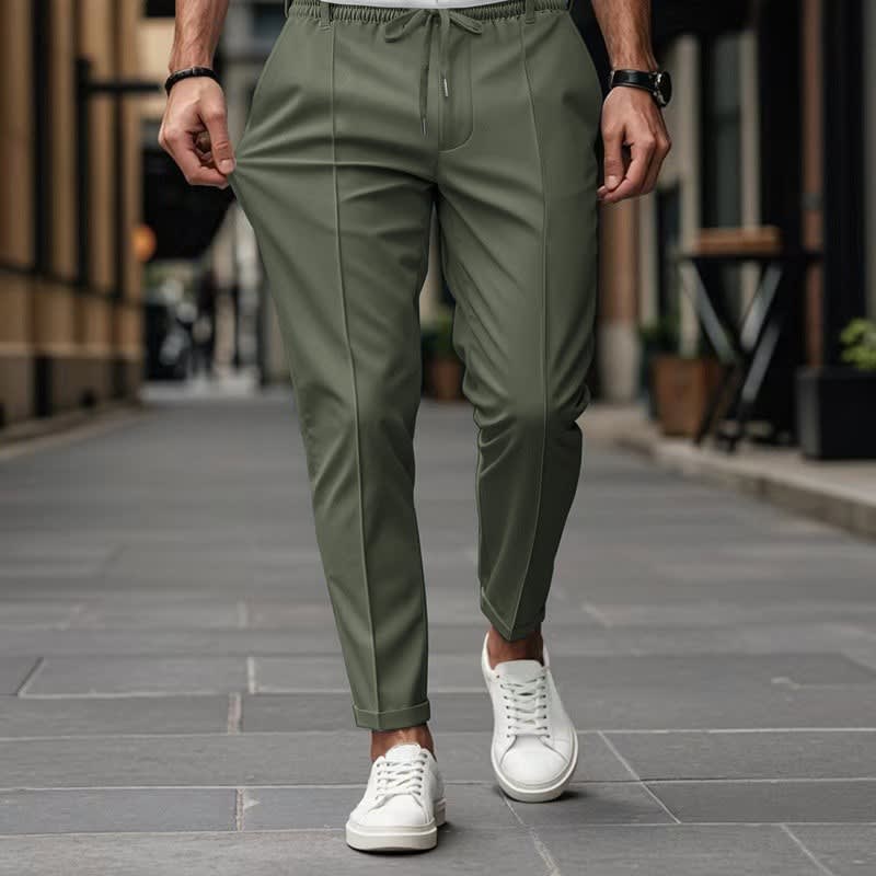 Merton Slim Fit Drawstring Trousers