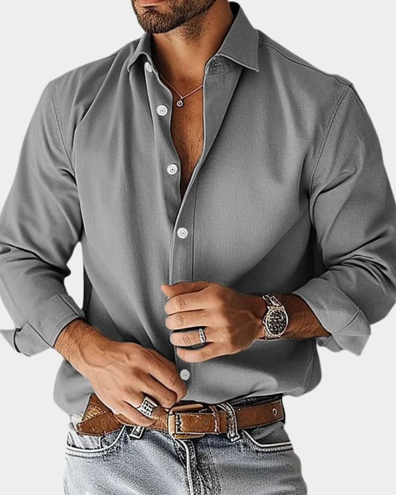 Loren Slim Fit Button Down Shirt_2