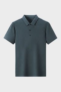 Lennard Textured Knit Polo