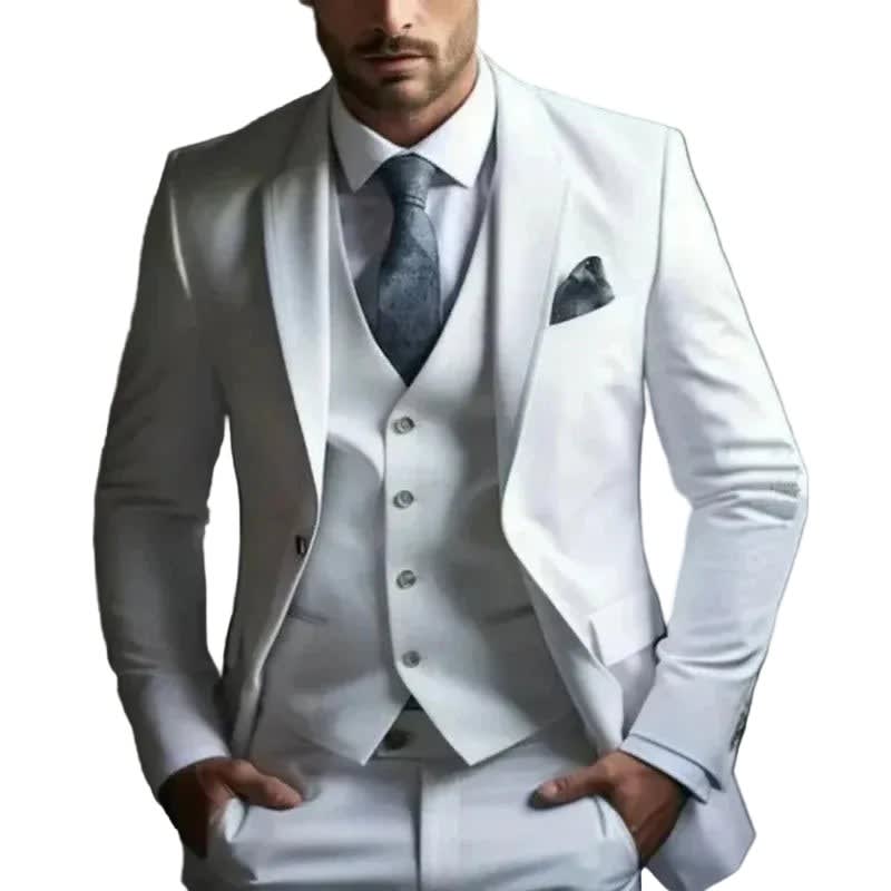 Grafton Peak Lapel Three Piece Suit