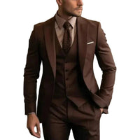 Grafton Peak Lapel Three Piece Suit