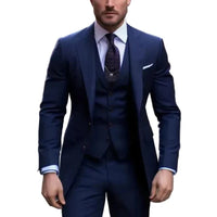 Grafton Peak Lapel Three Piece Suit