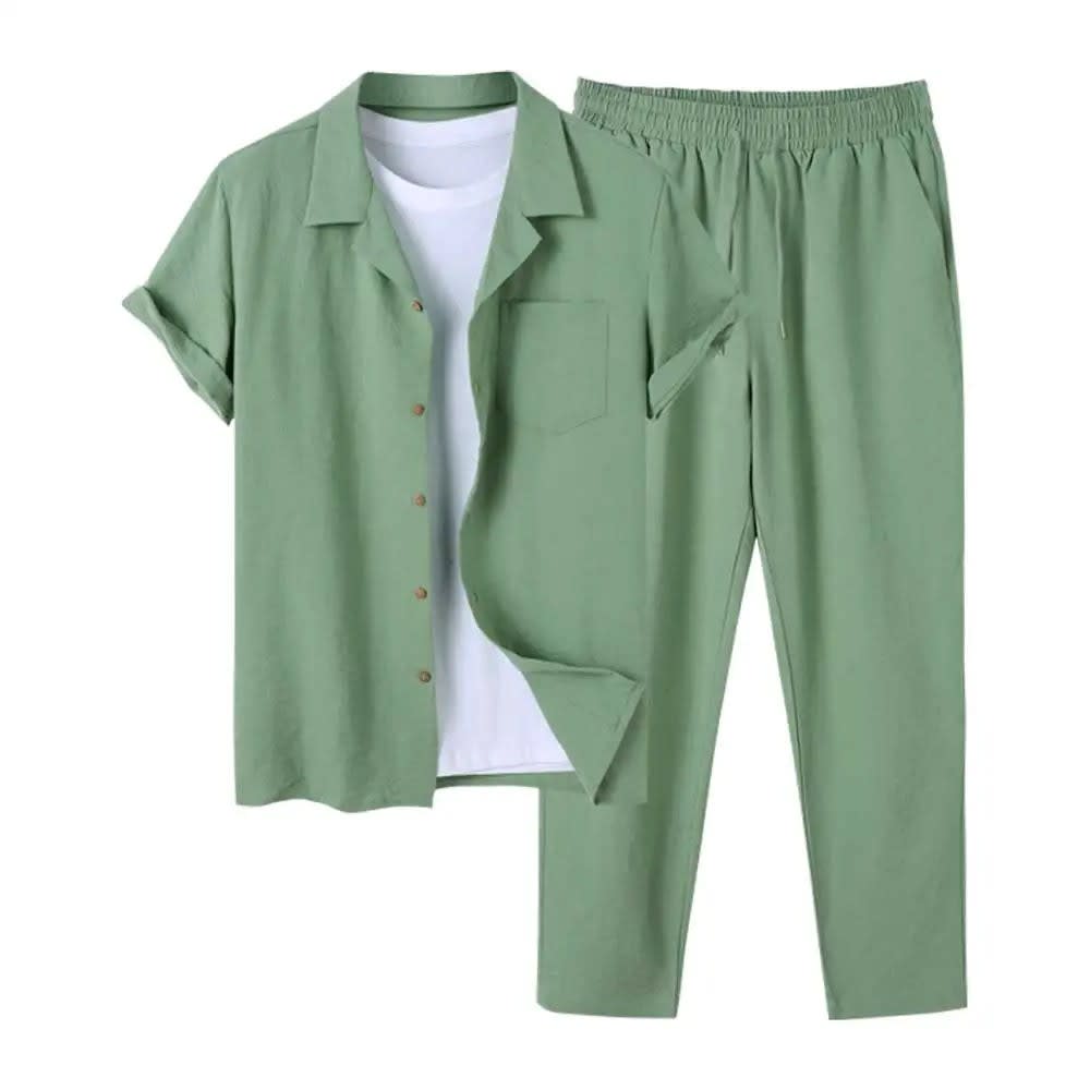 Webb Linen Shirt and Trousers Set