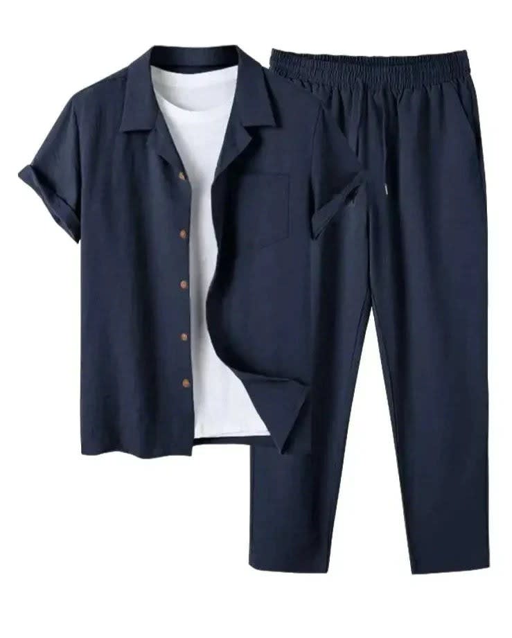 Webb Linen Shirt and Trousers Set