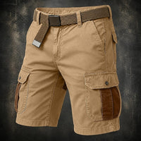Shane Contrast Panel Cargo Shorts