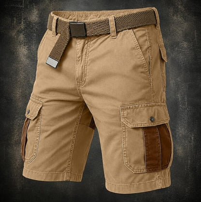Shane Contrast Panel Cargo Shorts_1