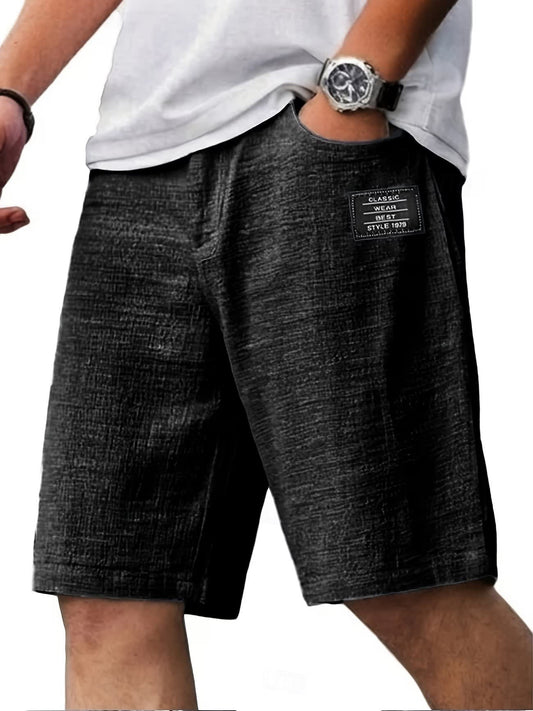 Grady Textured Weave Relaxed Shorts_1