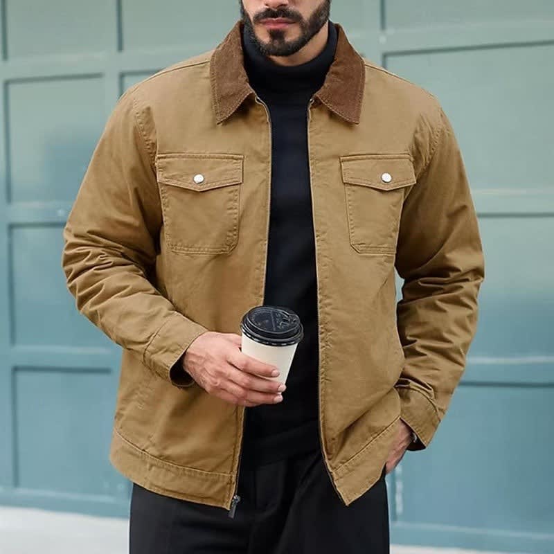 Egan Corduroy Collar Utility Jacket_1