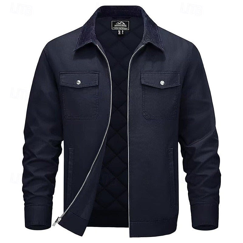 Egan Corduroy Collar Utility Jacket_4