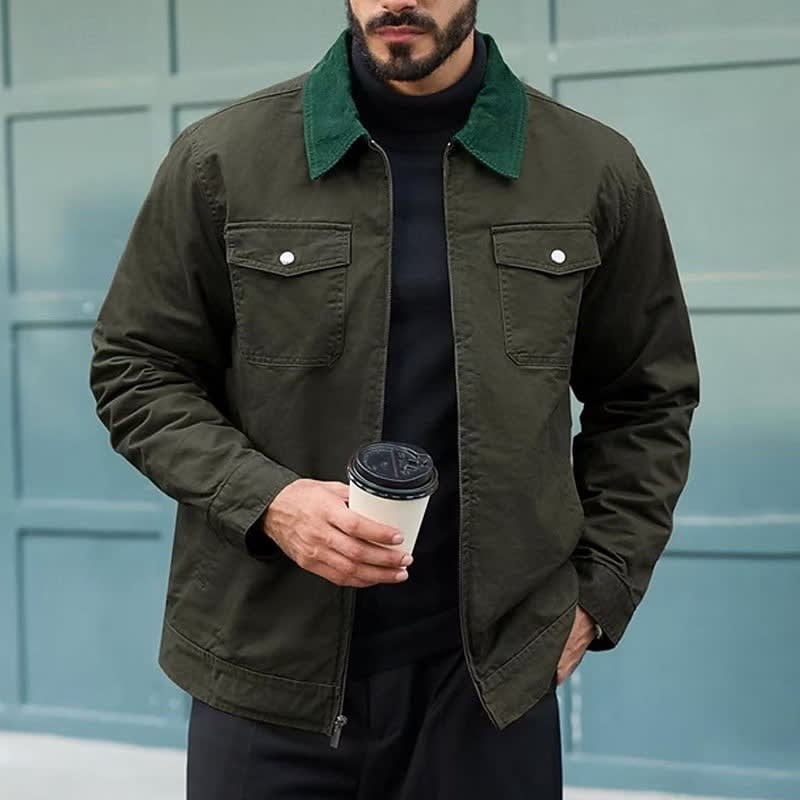 Egan Corduroy Collar Utility Jacket_5
