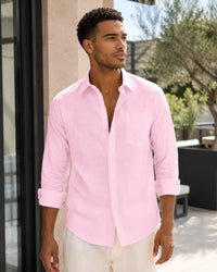 Sloan Linen Blend Long Sleeve Shirt