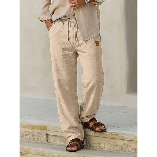 Klaus Straight Leg Drawstring Trousers_1