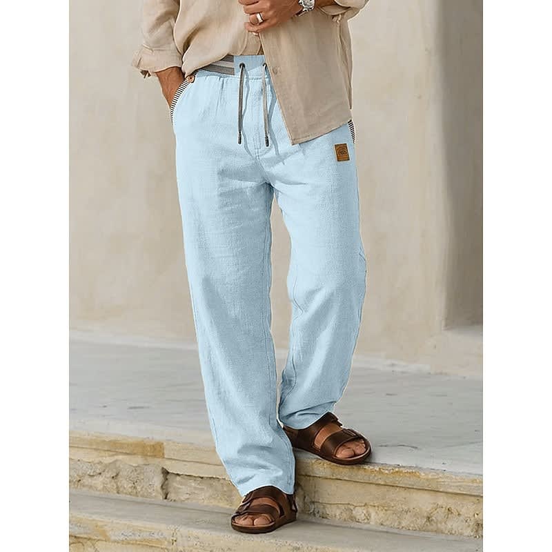 Klaus Straight Leg Drawstring Trousers
