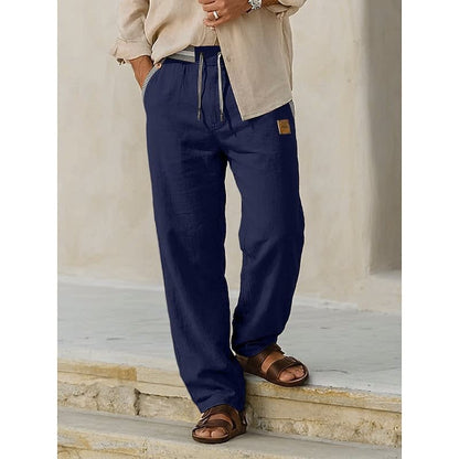 Klaus Straight Leg Drawstring Trousers_8