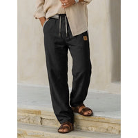 Klaus Straight Leg Drawstring Trousers