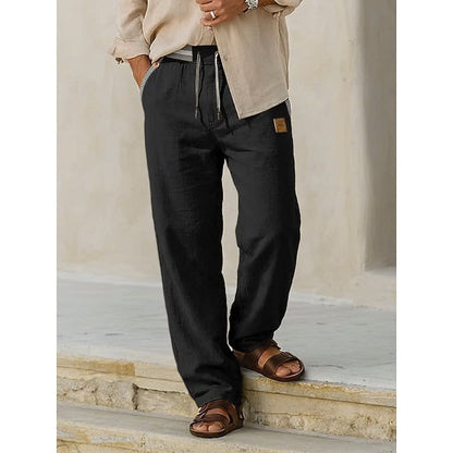 Klaus Straight Leg Drawstring Trousers_9