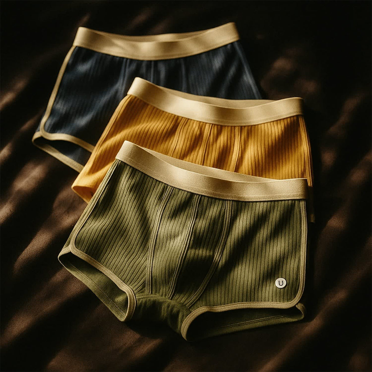 Zachary Ribbed Cotton Boxer Briefs Multipack