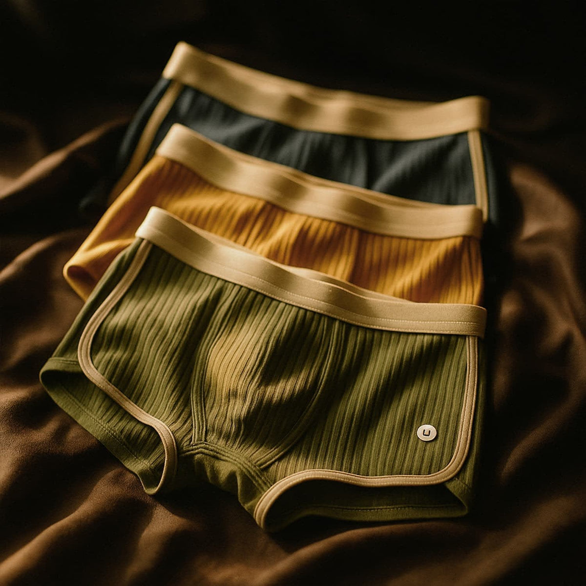 Zachary Ribbed Cotton Boxer Briefs Multipack