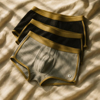 Zachary Ribbed Cotton Boxer Briefs Multipack