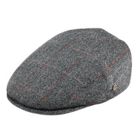 Edmund Herringbone Stitch Flat Cap