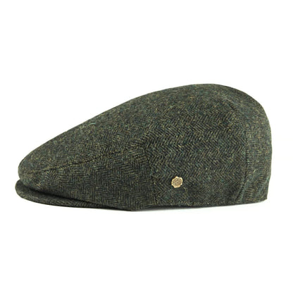Edmund Herringbone Stitch Flat Cap_10