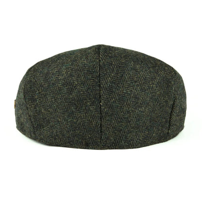 Edmund Herringbone Stitch Flat Cap_11
