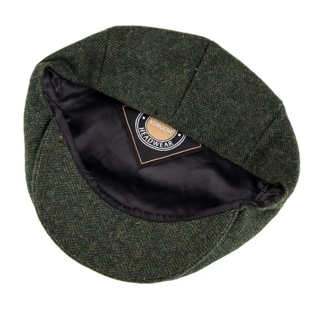 Edmund Herringbone Stitch Flat Cap