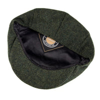 Edmund Herringbone Stitch Flat Cap