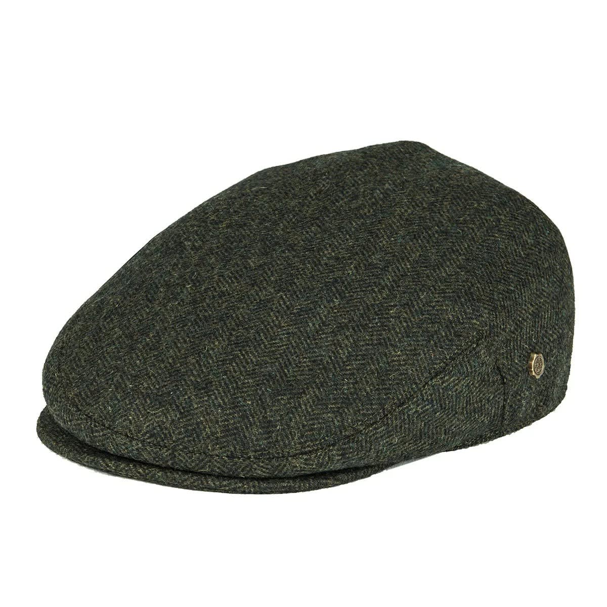 Edmund Herringbone Stitch Flat Cap