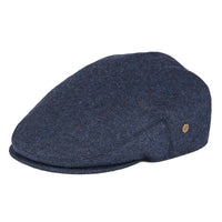 Edmund Herringbone Stitch Flat Cap