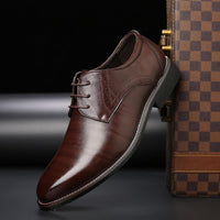 Cannon Polished Leather Derby Shoes